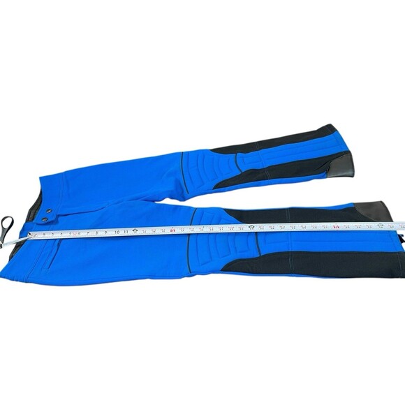 VTG 80s Profile Men’s Size 28 Blue Black Ski Pants Hong Kong Nylon Wool Stirrups - Picture 10 of 16